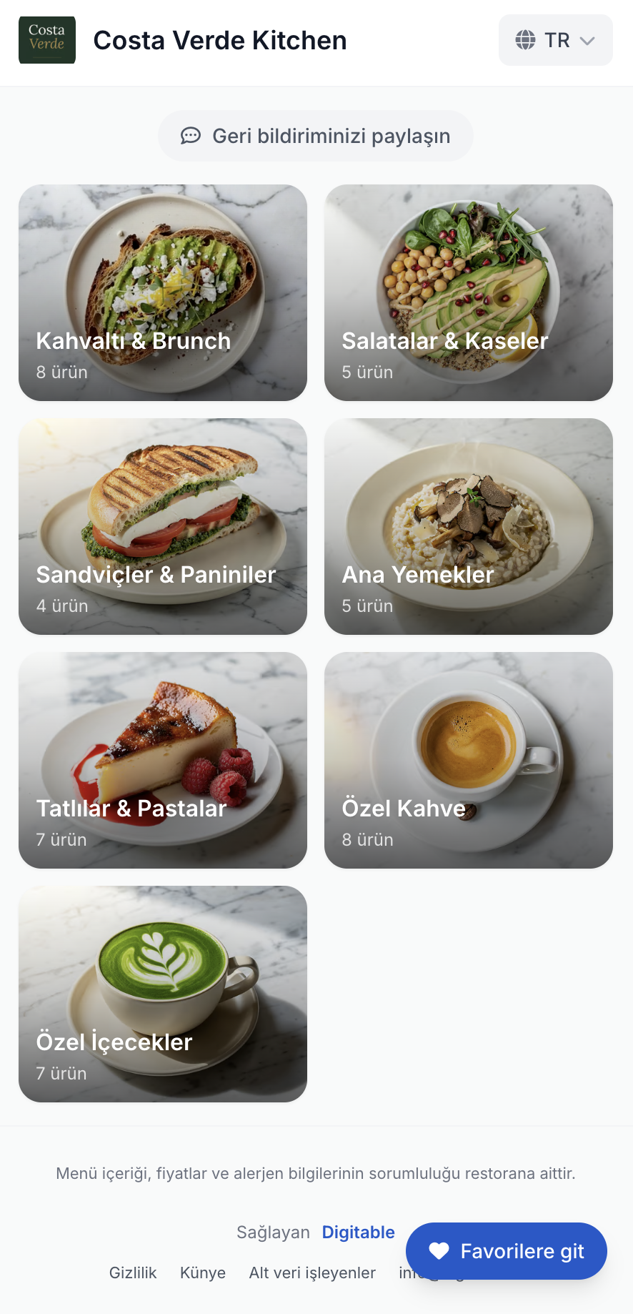 Aynı ürün detay sayfasının farklı dillerdeki görünümü